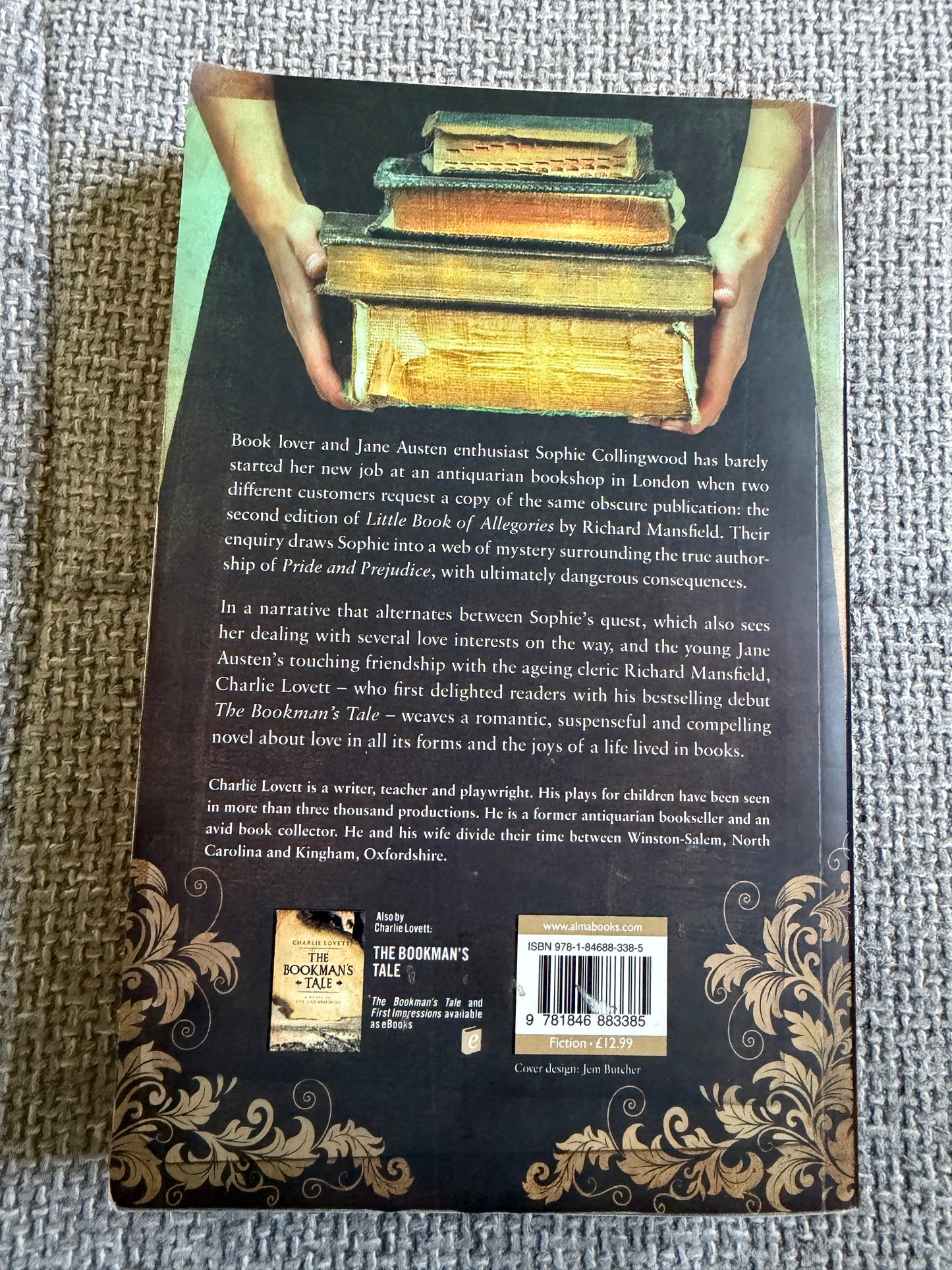 2014*1st* First Impressions - Charlie Lovett (Alma Books) - Honeyburn Books (UK)