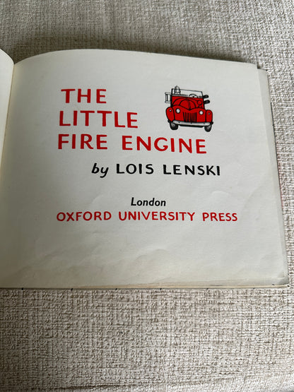 1968 The Little Red Fire Engine - Lois Lenski(Oxford University Press)