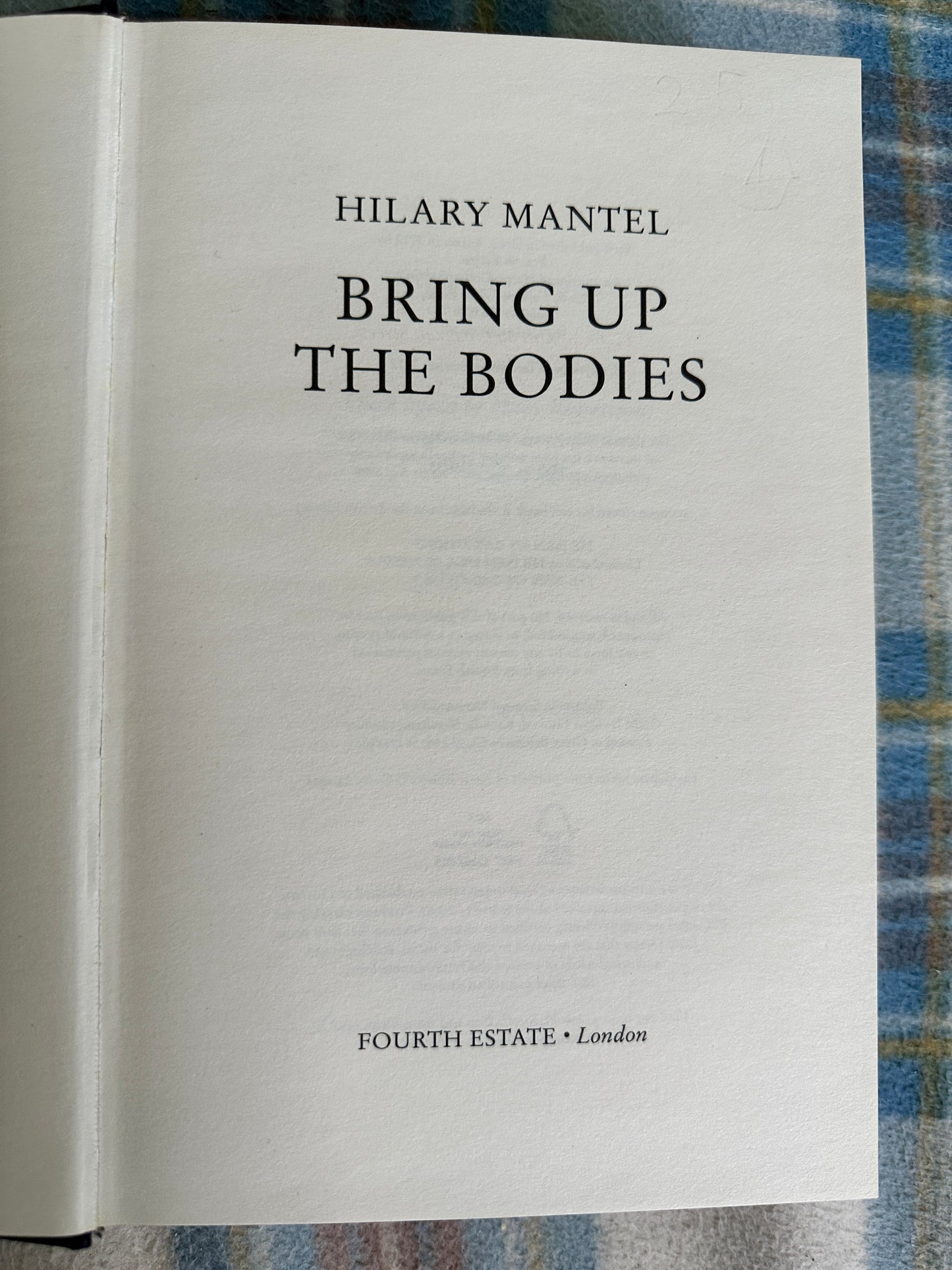 2012*1st* Bring Up The Bodies - Hilary Mantel(Fourth Estate Pub)