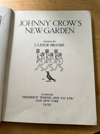 1935*1st* Johnny Crow’s New Garden - L. Leslie Brooke(Frederick Warne & Co Ltd)