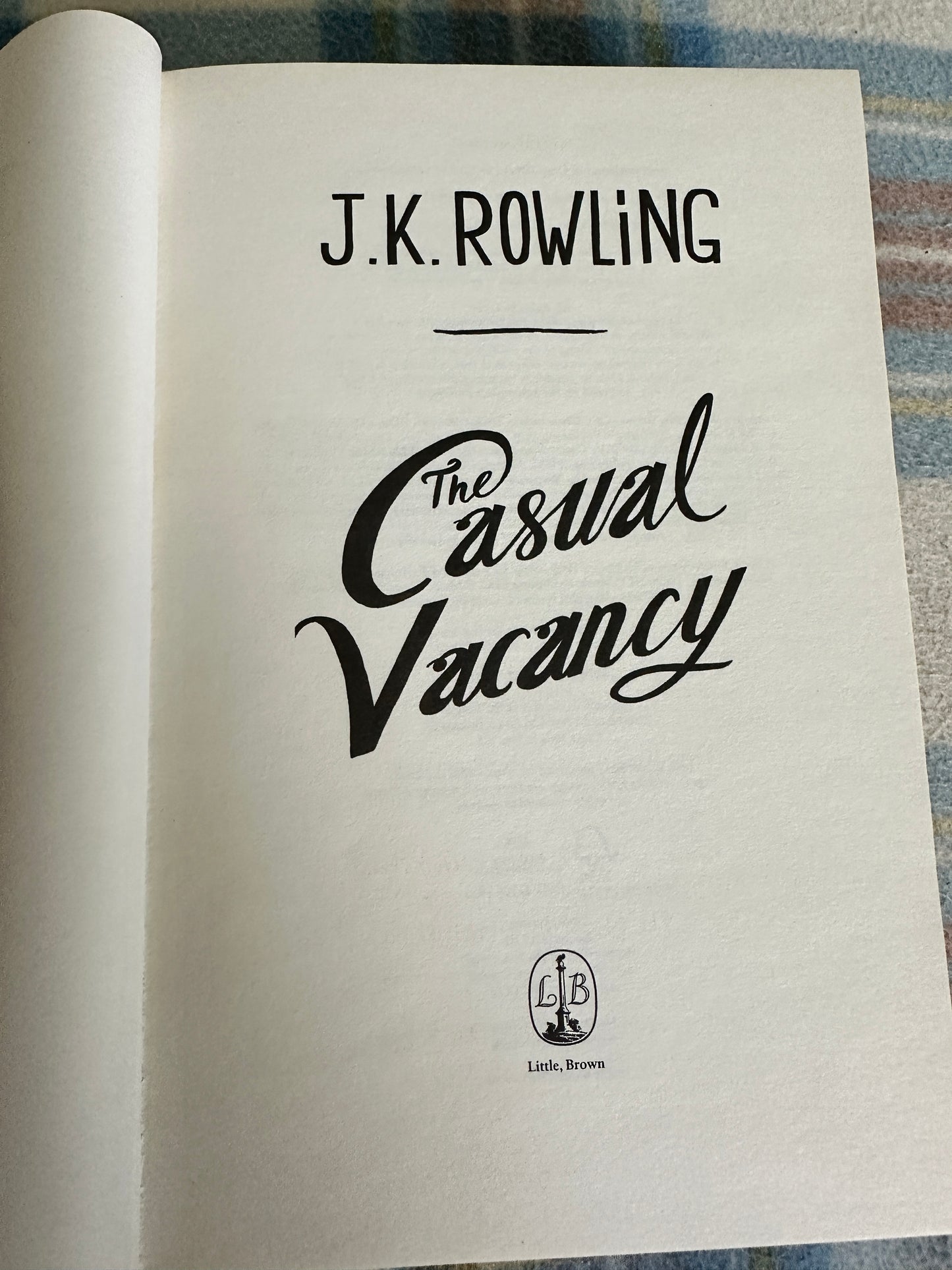 2012*1st* The Casual Vacancy - J. K. Rowling(Little Brown)