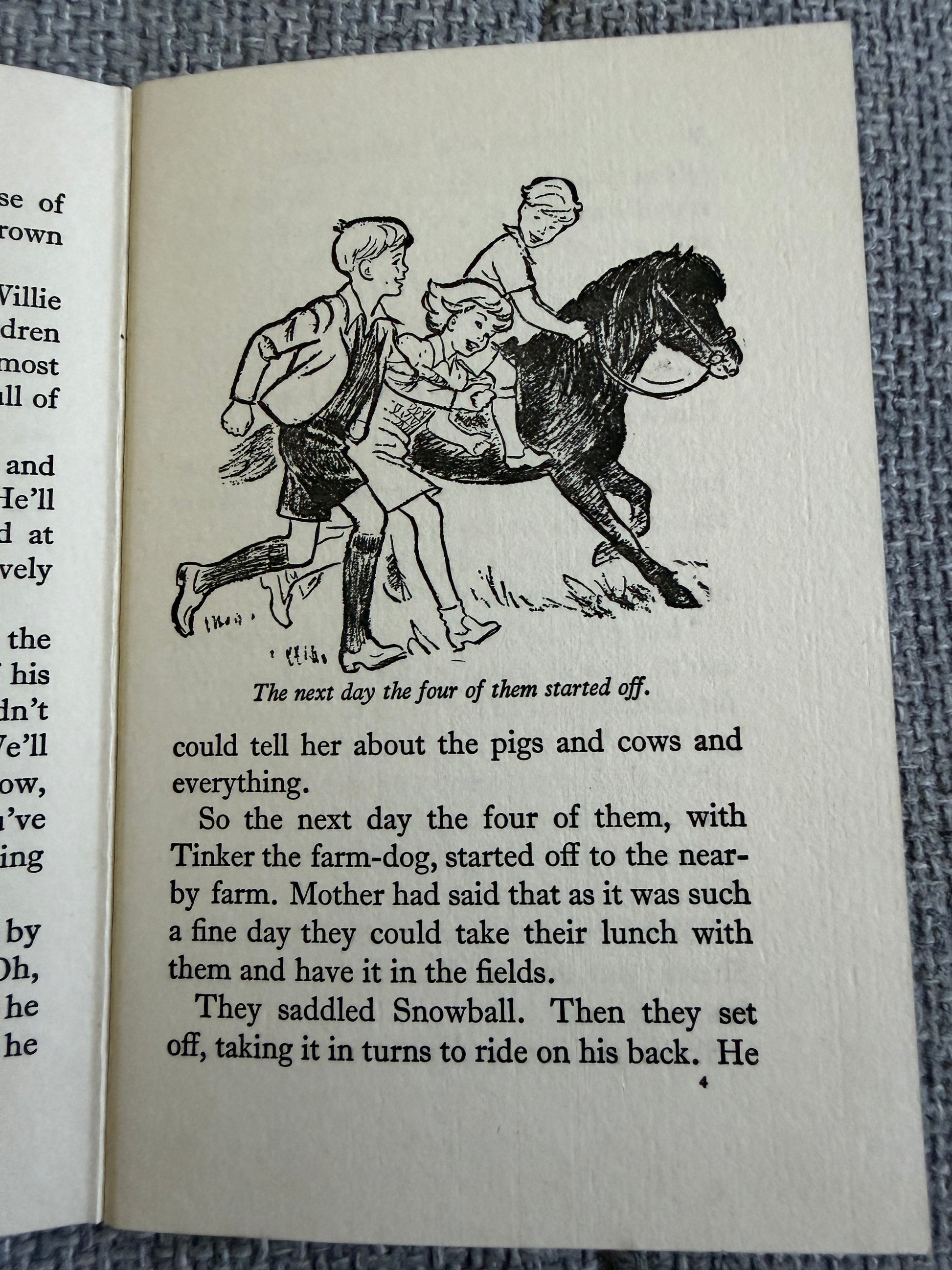 1959 Snowball The Pony - Enid Blyton (Iris Gillespie illust) Lutterworth Press - Honeyburn Books (UK)