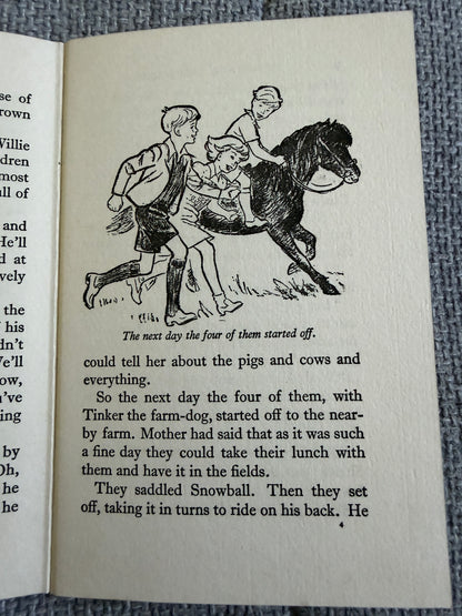 1959 Snowball The Pony - Enid Blyton (Iris Gillespie illust) Lutterworth Press - Honeyburn Books (UK)