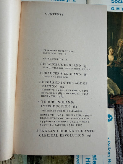 1964 Illustrated English Social History x 4 volumes in original slipcase - G. M. Trevelyan (Pelican Books)