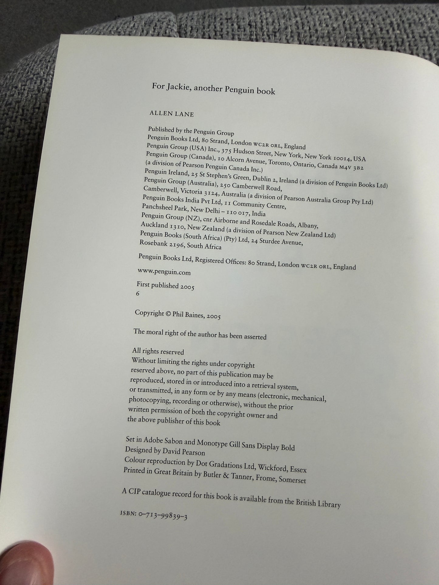 2005 Penguin By Design - Phil Baines (Allen Lane /Penguin Books)