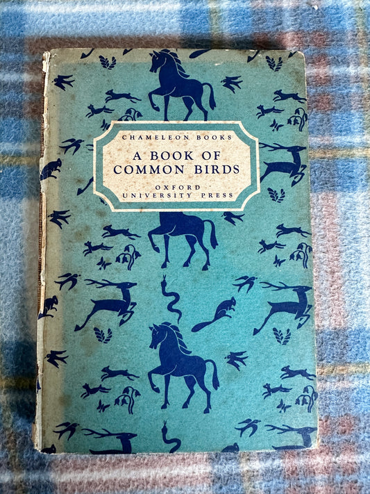 1940*1st* A Book Of Common Birds - Edmund Sandars (Chameleon Books) Oxford University Press
