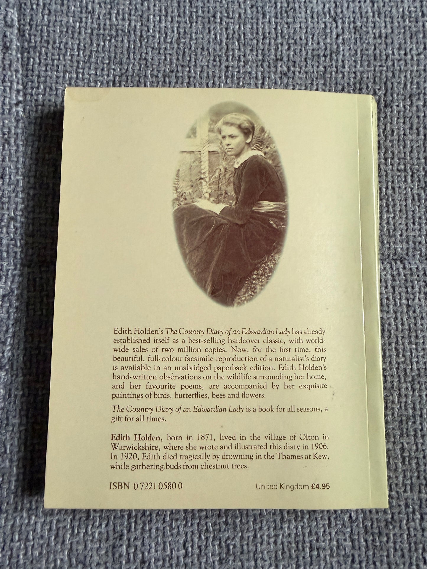 1985 The Country Diary Of An Edwardian Lady - Edith Holden (Sphere / Webb & Bower)