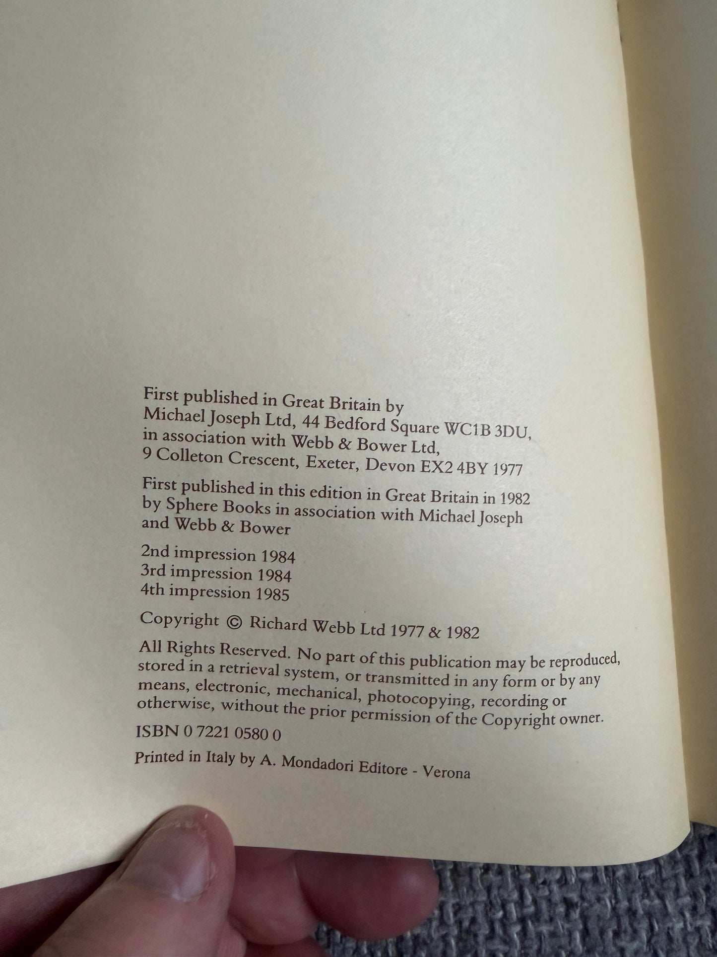 1985 The Country Diary Of An Edwardian Lady - Edith Holden (Sphere / Webb & Bower)