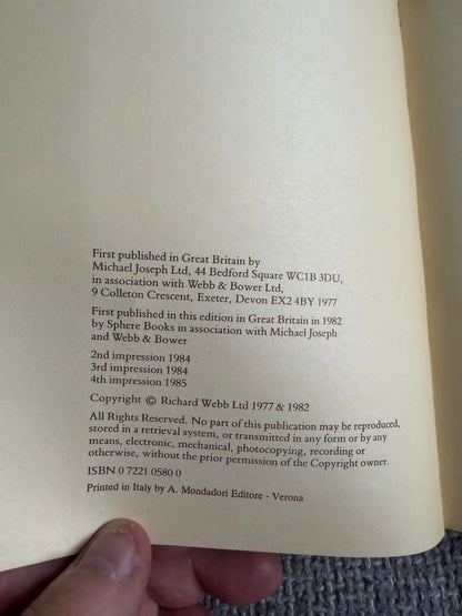 1985 The Country Diary Of An Edwardian Lady - Edith Holden (Sphere / Webb & Bower)