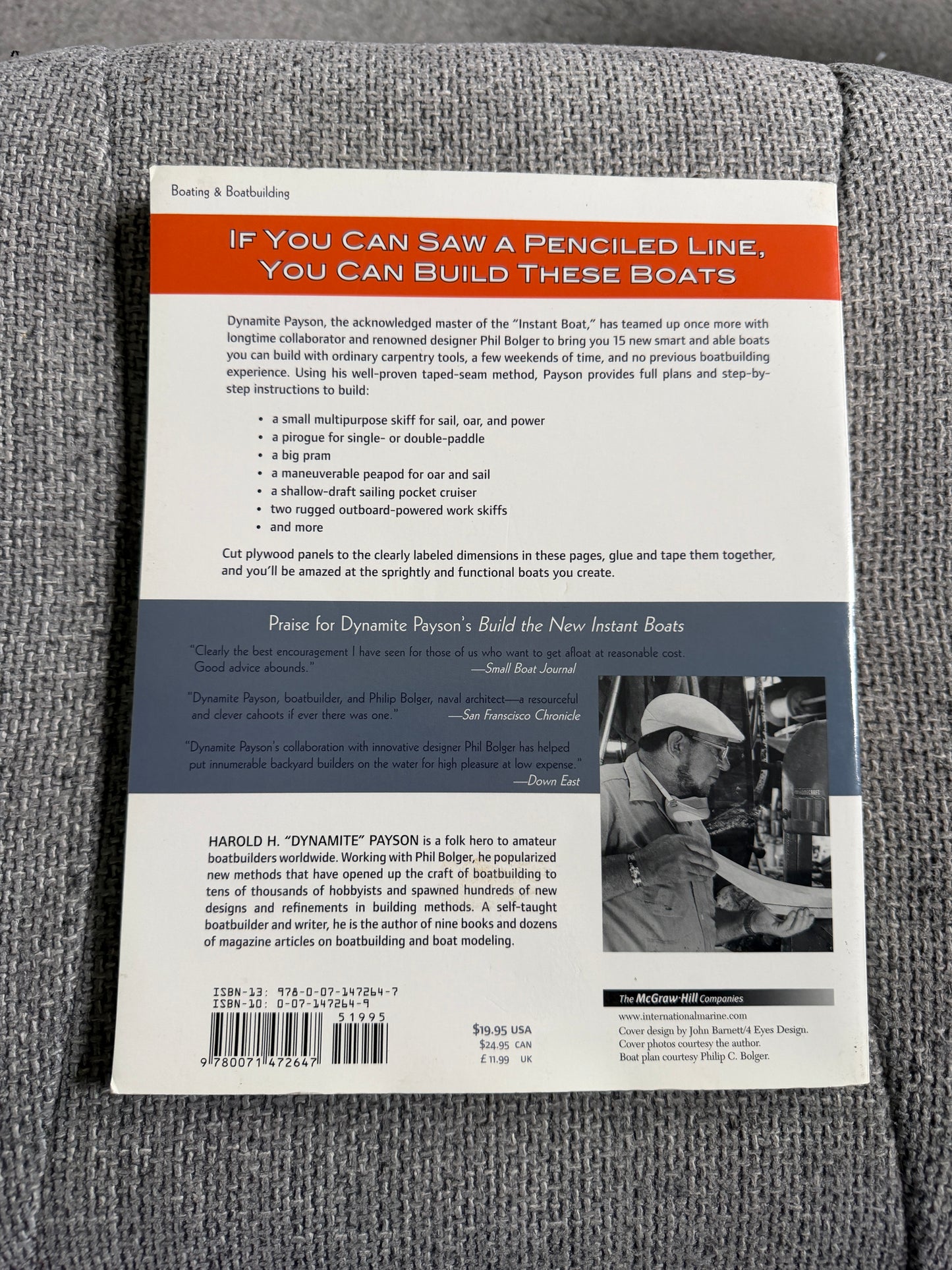 2007*1st* Instant Boatbuilding With Dynamite Payson - Harold “Dynamite” Payson (McGraw-Hill)