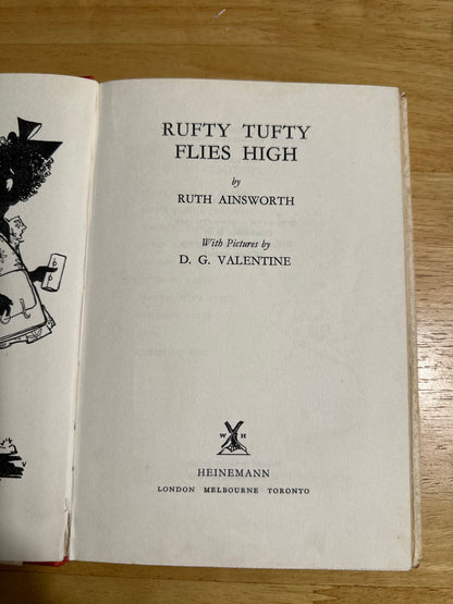 1959*1st* Rufty Tufty Flies High -Ruth Ainsworth(illustrated D. G. Valentine)Heinemann