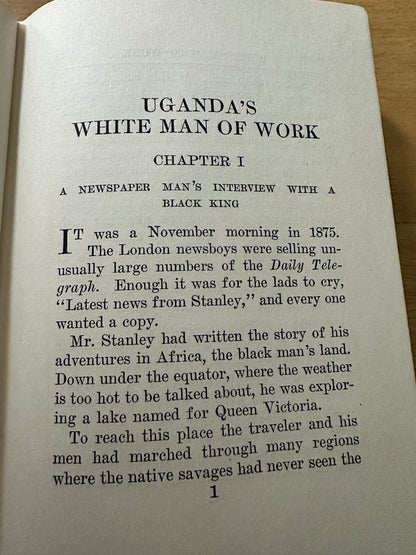 1907 Uganda’s White Man Of Work(Story of Alexander M. Mackay) Sophia Lyon Fahs (Young People’s Missionary Movement