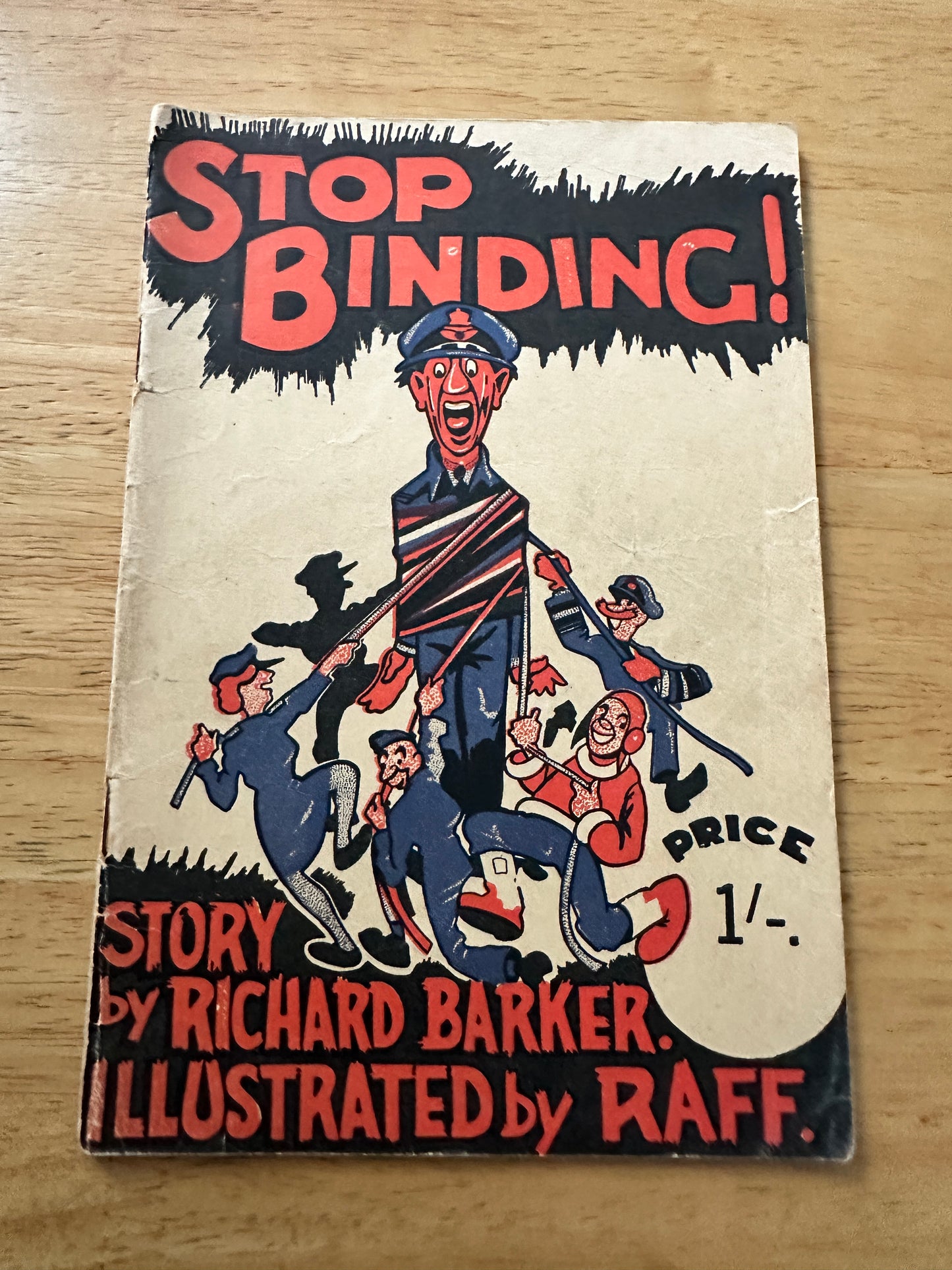 1946 Stop Binding - Richard Barker(Illust RAFF)The Punch Bowl Press