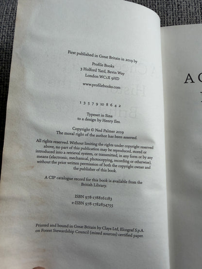 2019*1st* A Cheese Monger’s History Of The British Isles - Ned Palmer (Profile Books)