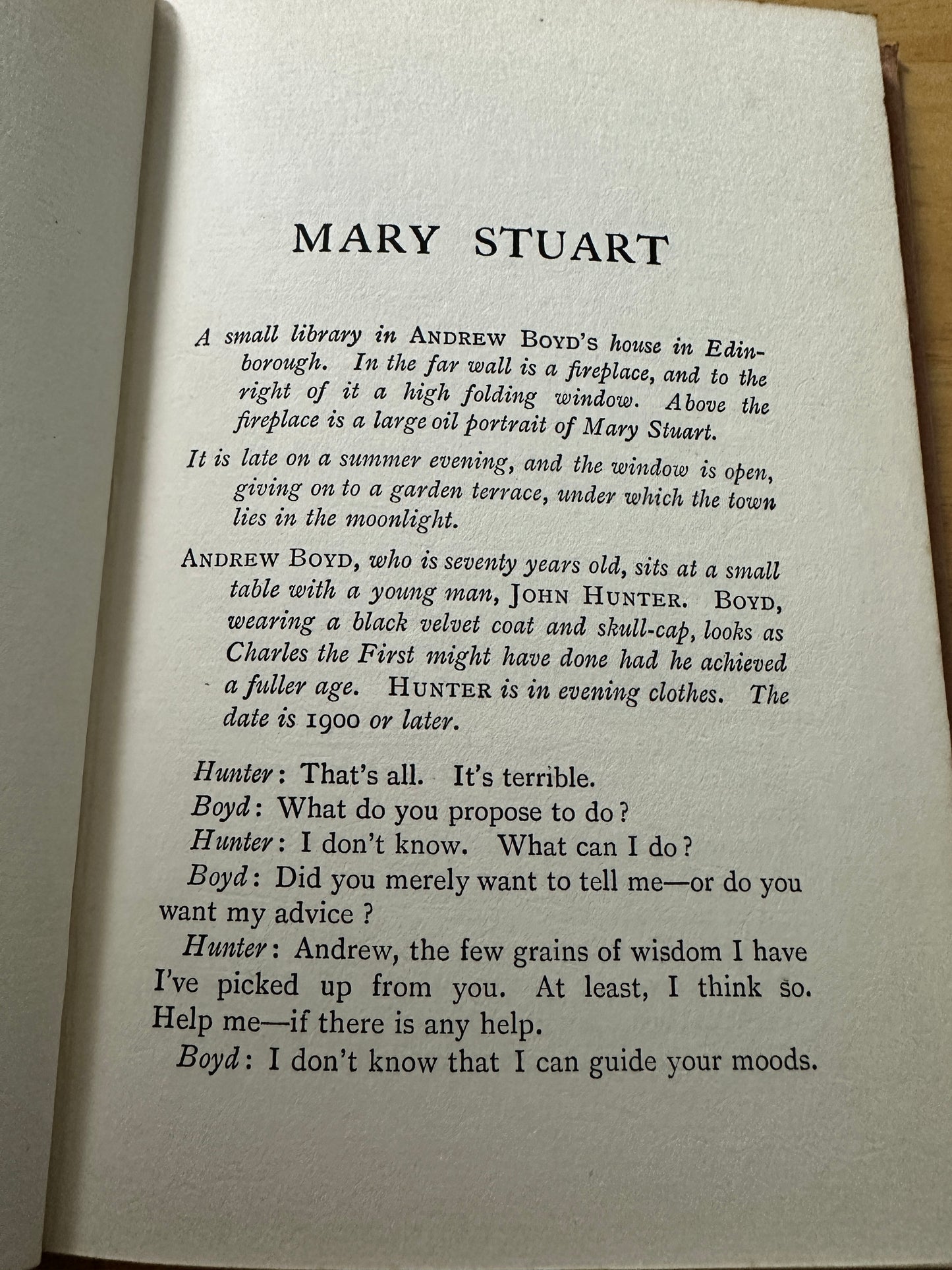 1921 Mary Stuart A Play - John Drinkwater(Sidgwick & Jackson Ltd)