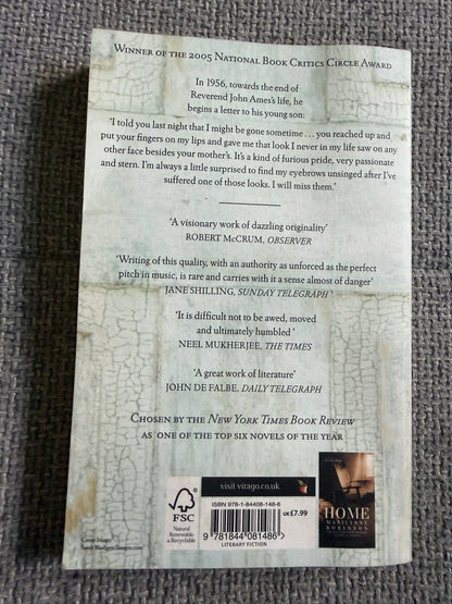 2009 Gilead- Marilynne Robinson (Virago Press)