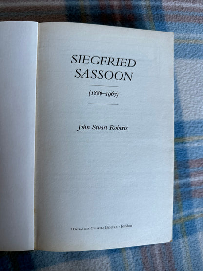 2000*1st* Siegfried Sassoon - John Stuart Roberts(Richard Cohen Books publisher)