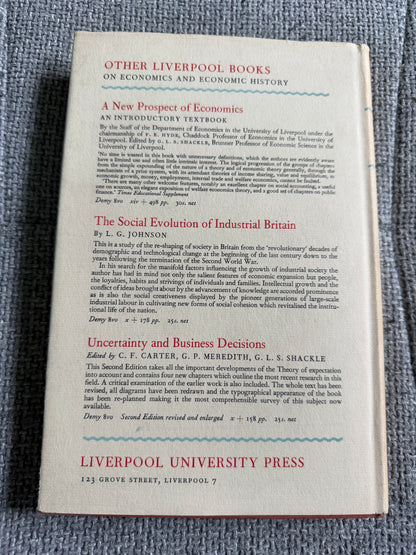 1960*1st* Studies In British Overseas Trade 1870-1914 - S. B. Saul (Liverpool University Press)