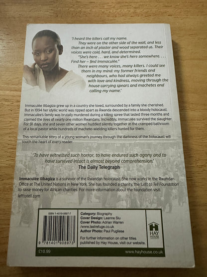 2006*Signed 1st* Left To Tell(One Woman’s Story Of Surviving The Rwandan Holocaust) Immaculée Ilibagiza(Hay House Publishing)