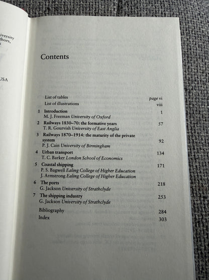 1988*1st* Transport In Victorian Britain - Michael J. Freeman & Derek H. Aldcroft (Manchester University Press)