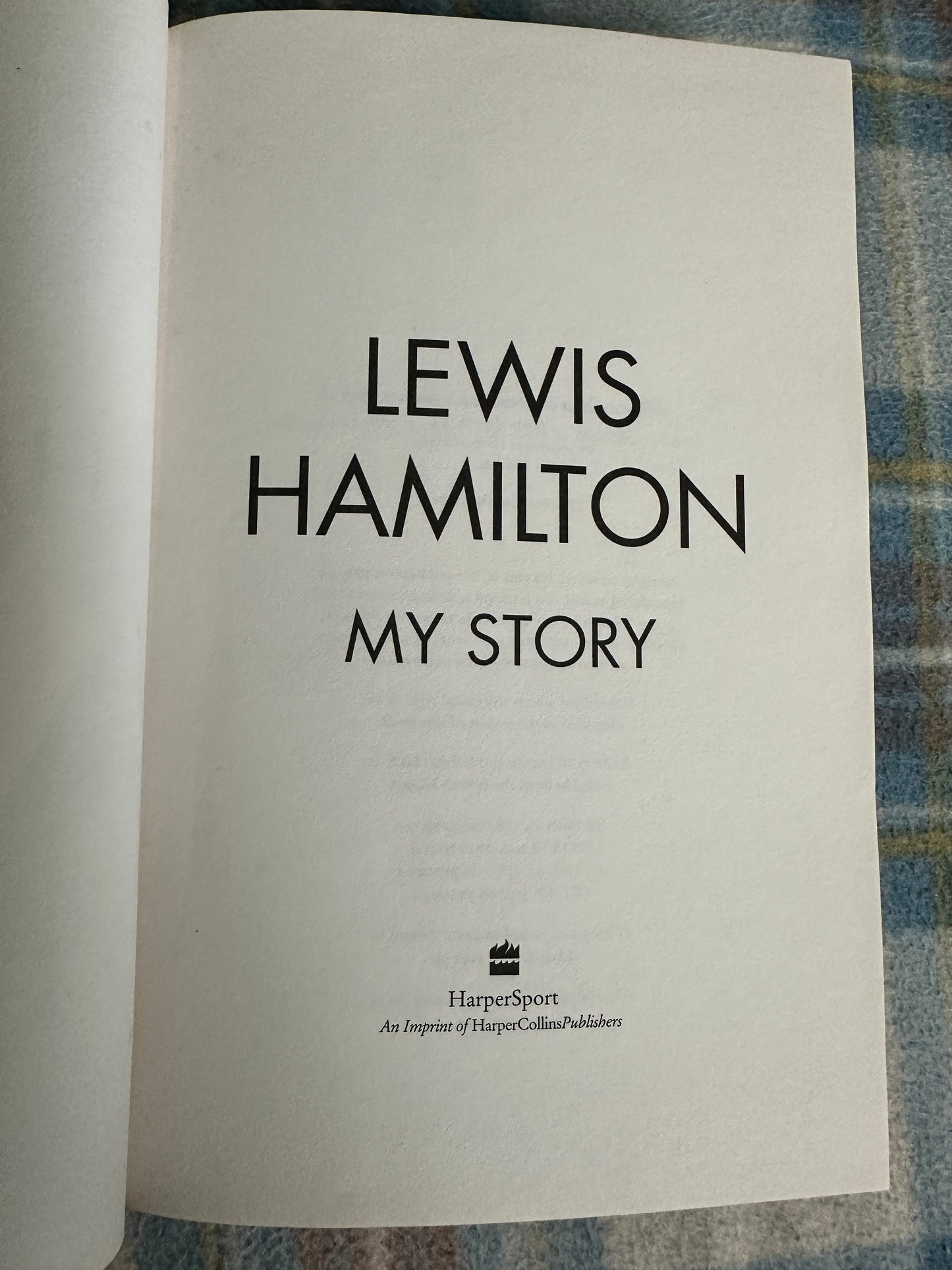 2007 Lewis Hamilton My Story(Harper Sport Publisher) 3rd impression