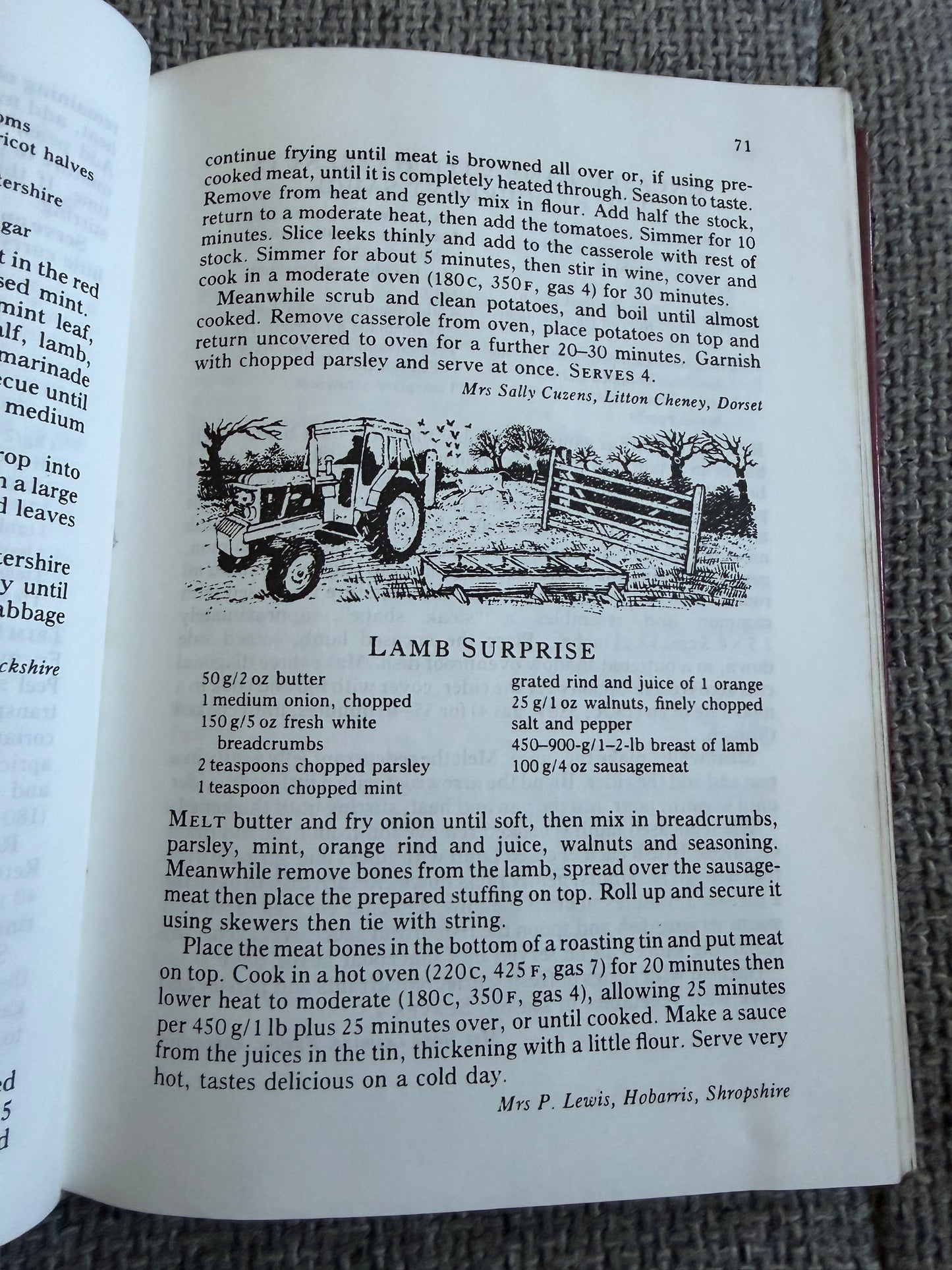 1994 Traditional Farmhouse Fare (Chancellor Press) A Collection Of Recipes From Farmer’s Weekly