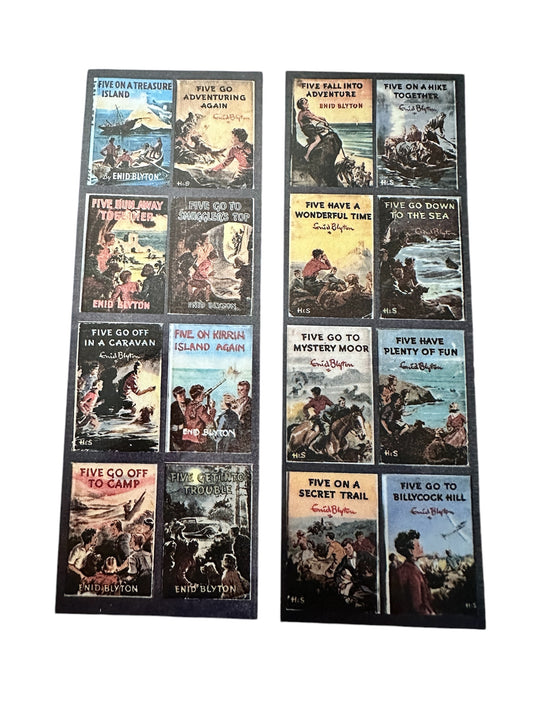 Laminated Enid Blyton Famous Five First Edition Bookmark 16 titles