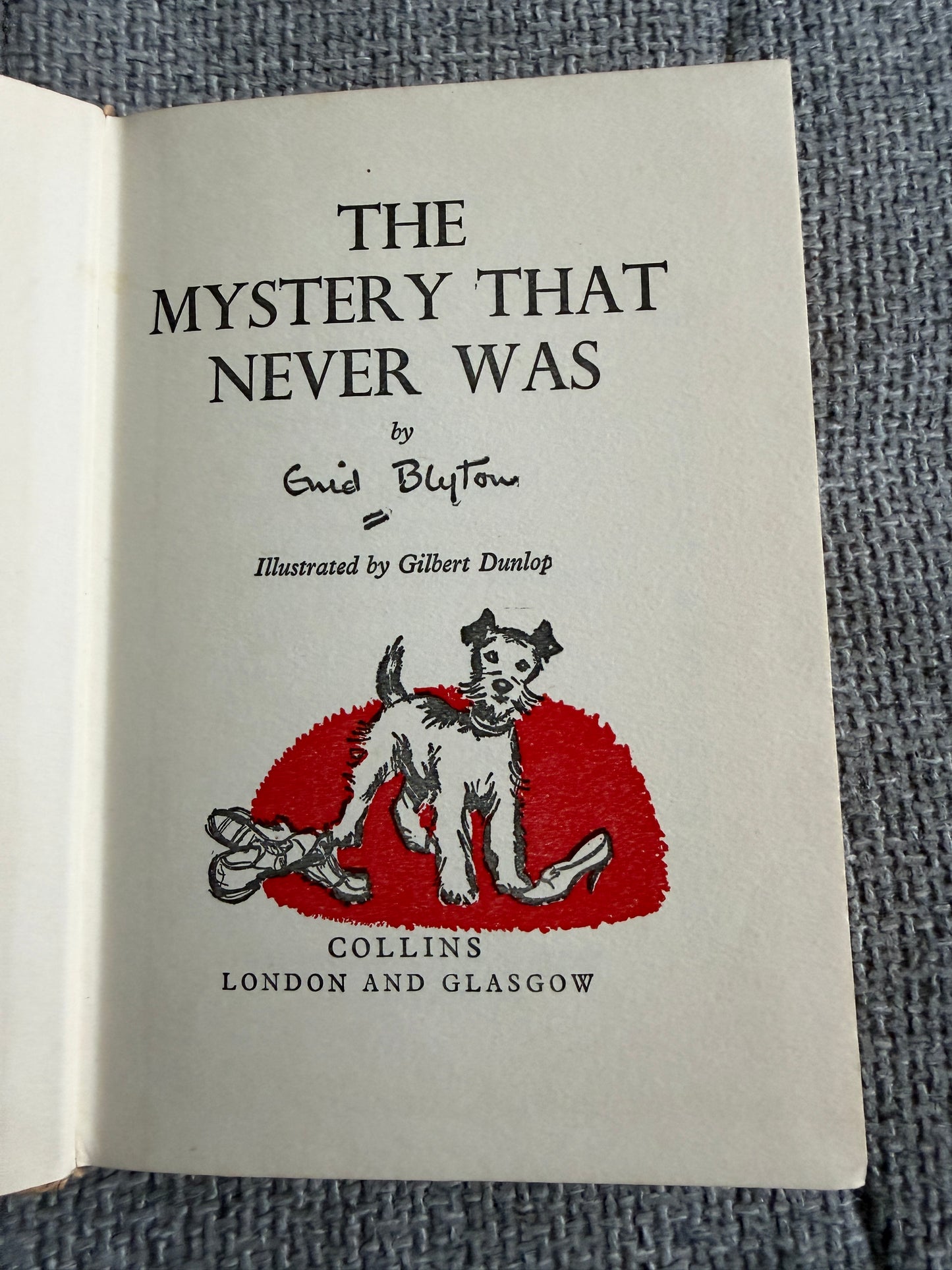 1961*1st* The Mystery That Never Was - Enid Blyton (Gilbert Dunlop illust) Collins