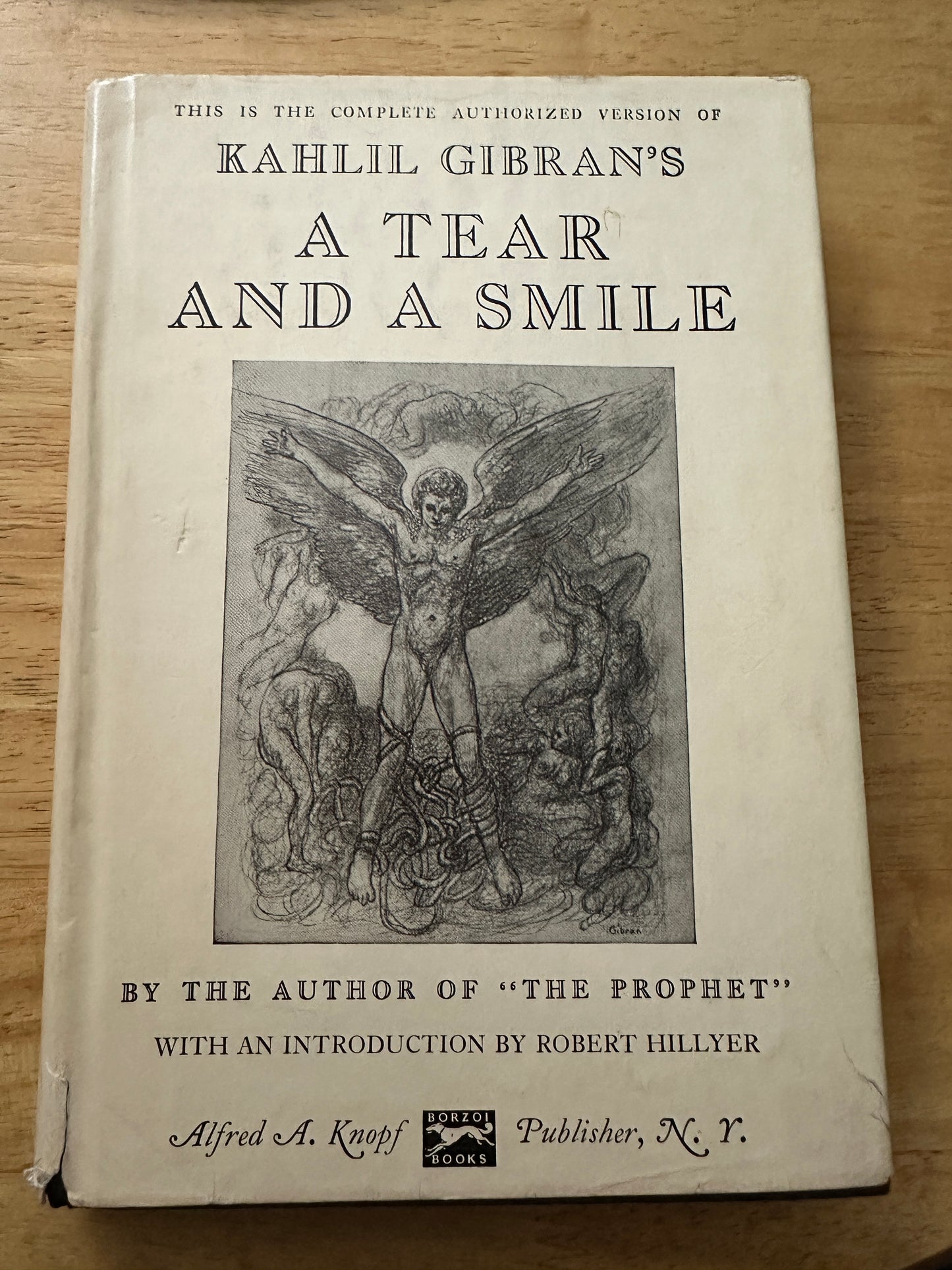 1968 A Tear & A Smile - Kahlil Gibran(intro by Robert Hillyer translated from Arabic by H. M. Nahmad (Borzoi Books Alfred A. Knopf Publisher New York