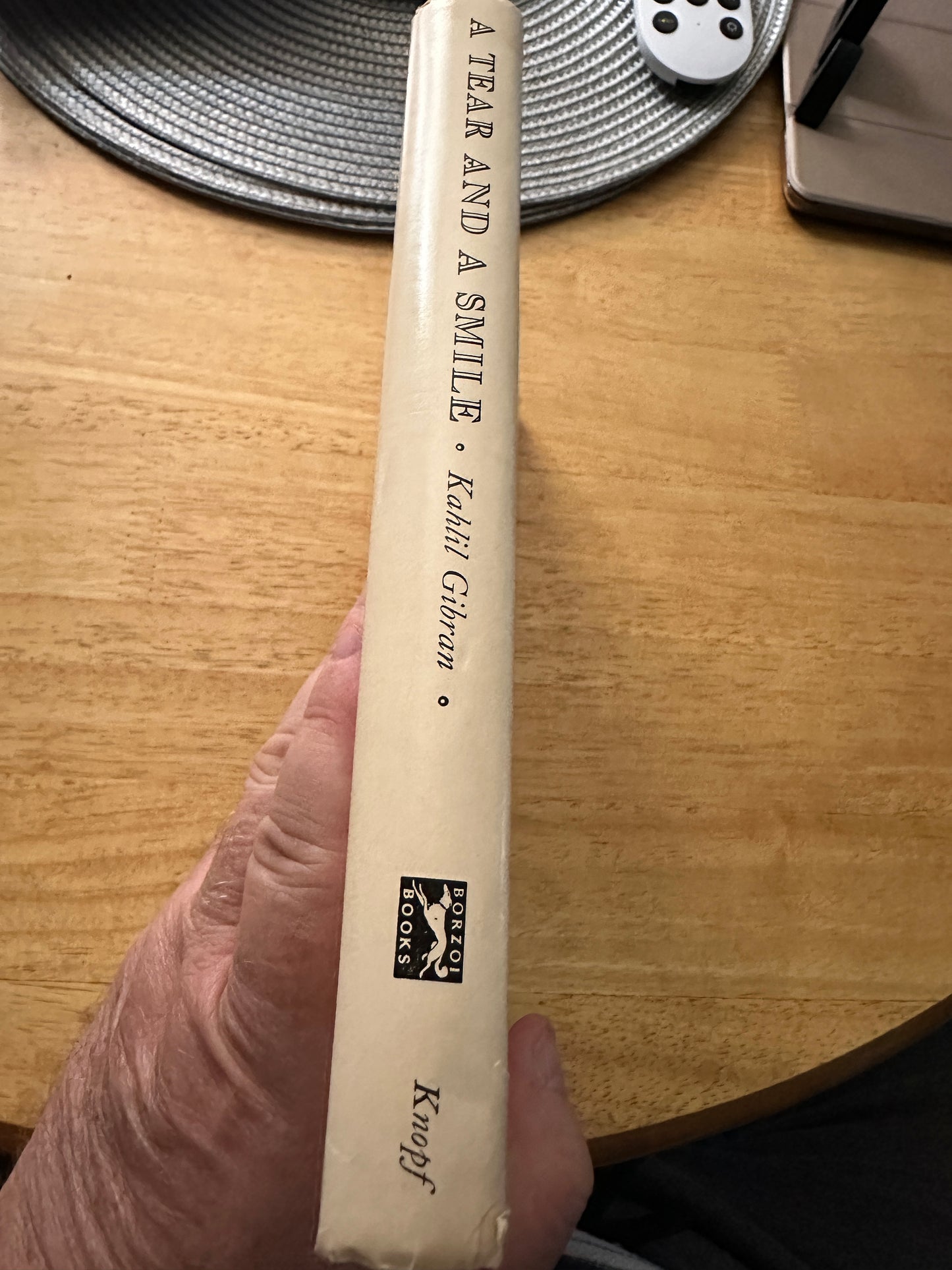 1968 A Tear & A Smile - Kahlil Gibran(intro by Robert Hillyer translated from Arabic by H. M. Nahmad (Borzoi Books Alfred A. Knopf Publisher New York