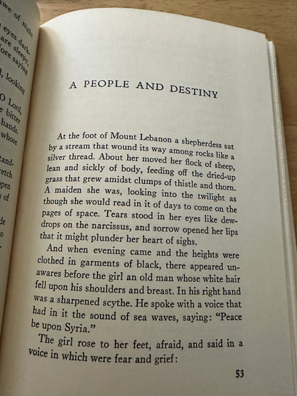 1968 A Tear & A Smile - Kahlil Gibran(intro by Robert Hillyer translated from Arabic by H. M. Nahmad (Borzoi Books Alfred A. Knopf Publisher New York