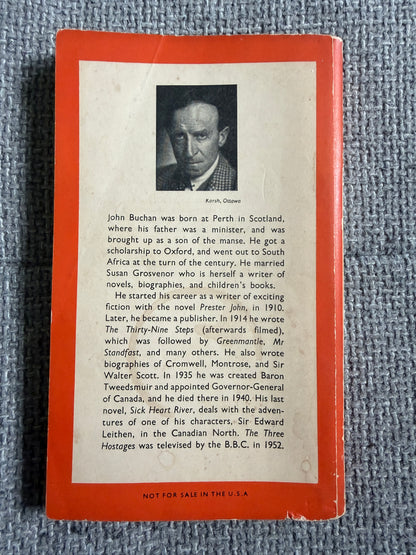 1955 The Three Hostages - John Buchan (Penguin Books)