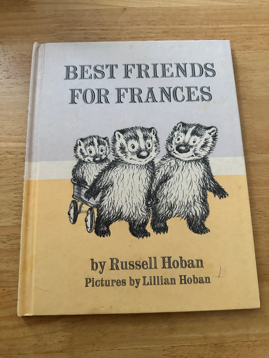 1969*1st* Best Friends For Frances - Russell & Lillian Hoban(Harper & Row Publishers)