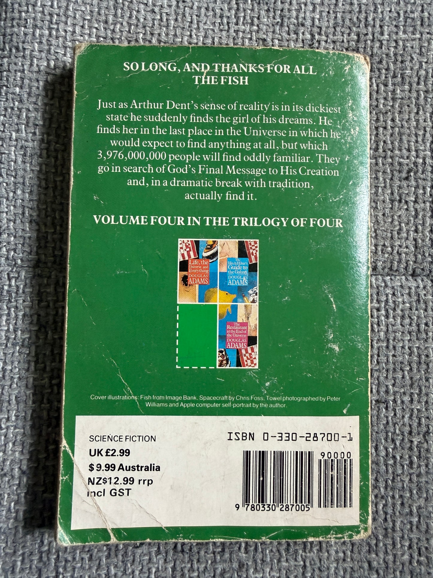 1985 So Long, & Thanks For All The Fish - Douglas Adams (Pan Books)