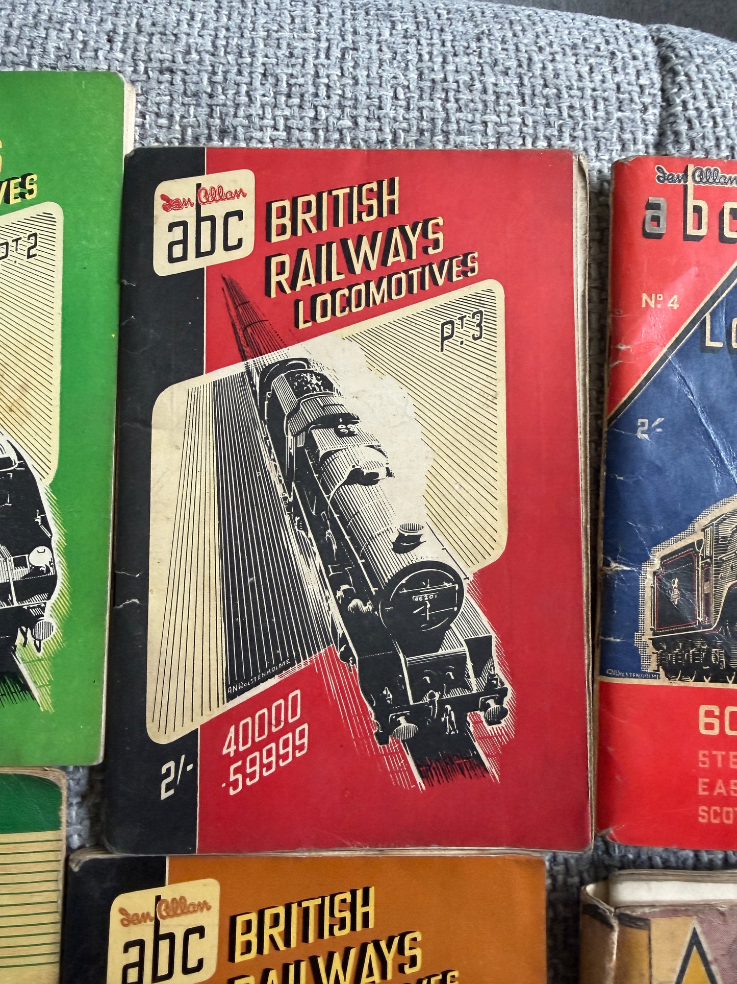 1940-52 Collection of 6 Railway booklets for Train Spotters all used in various conditions most published by Ian Allan