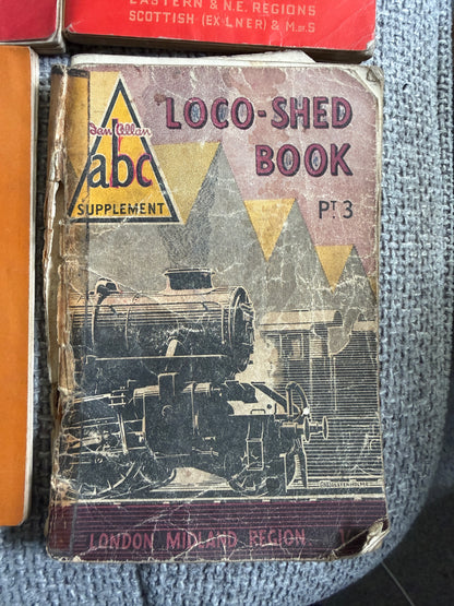 1940-52 Collection of 6 Railway booklets for Train Spotters all used in various conditions most published by Ian Allan