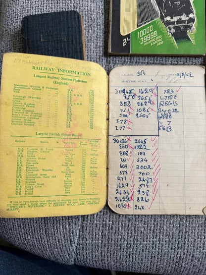 1940-52 Collection of 6 Railway booklets for Train Spotters all used in various conditions most published by Ian Allan