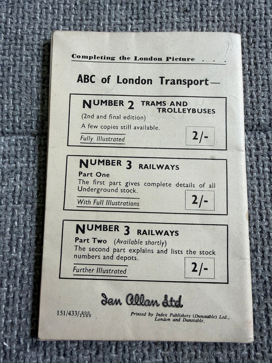 1950-52 ABC London Transport Buses & Coaches - E. J. Smith (Ian Allan Books) - Honeyburn Books (UK)
