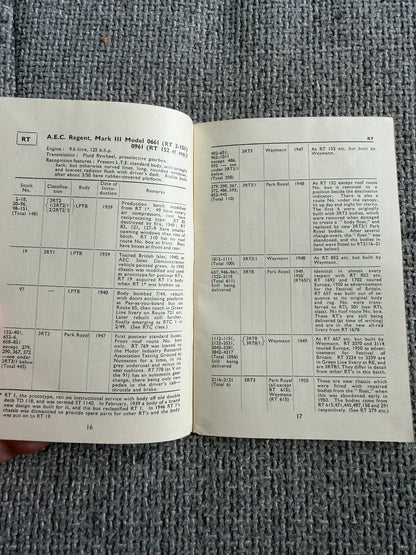 1950-52 ABC London Transport Buses & Coaches - E. J. Smith (Ian Allan Books)