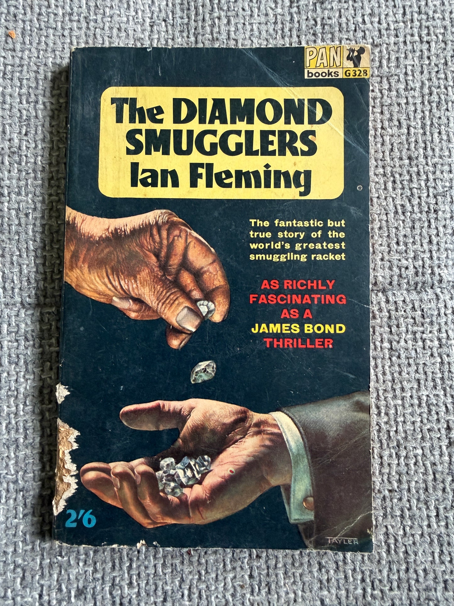 1963 The Diamond Smugglers - Ian Fleming (Pan Books G328)