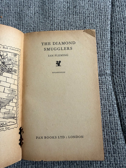 1963 The Diamond Smugglers - Ian Fleming (Pan Books G328)