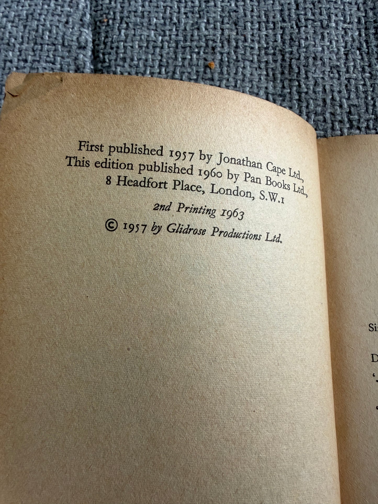 1963 The Diamond Smugglers - Ian Fleming (Pan Books G328)