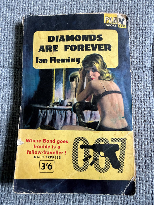 1963 Diamonds Are Forever (James Bond) Ian Fleming (Pan Books) - Honeyburn Books (UK)