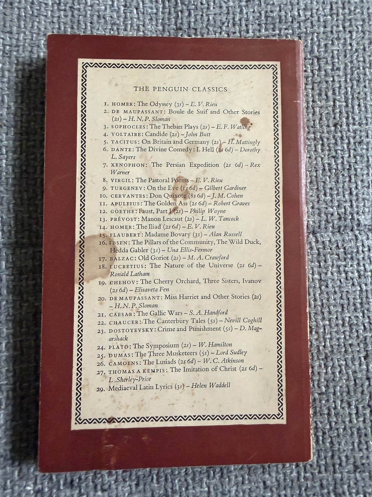 1952 Xenophon The Persian Expedition - Rex Warner (Penguin Classics)