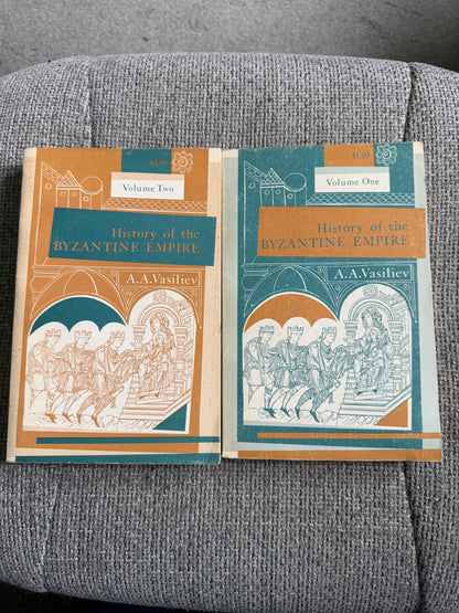 1964 History Of The Byzantine Empire (2volumes) A. A. Vasiliev (University of Wisconsin Press)