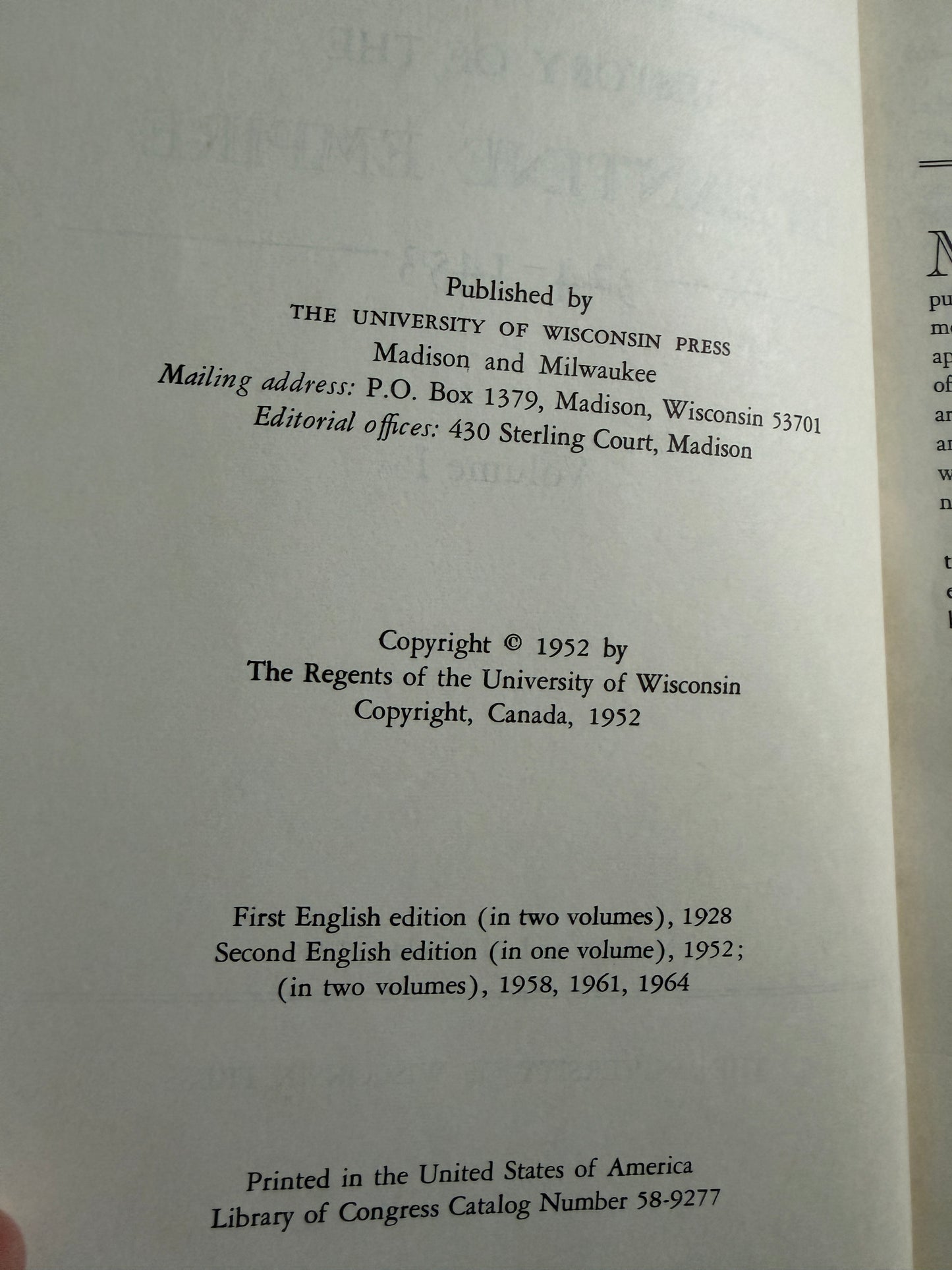 1964 History Of The Byzantine Empire (2volumes) A. A. Vasiliev (University of Wisconsin Press)