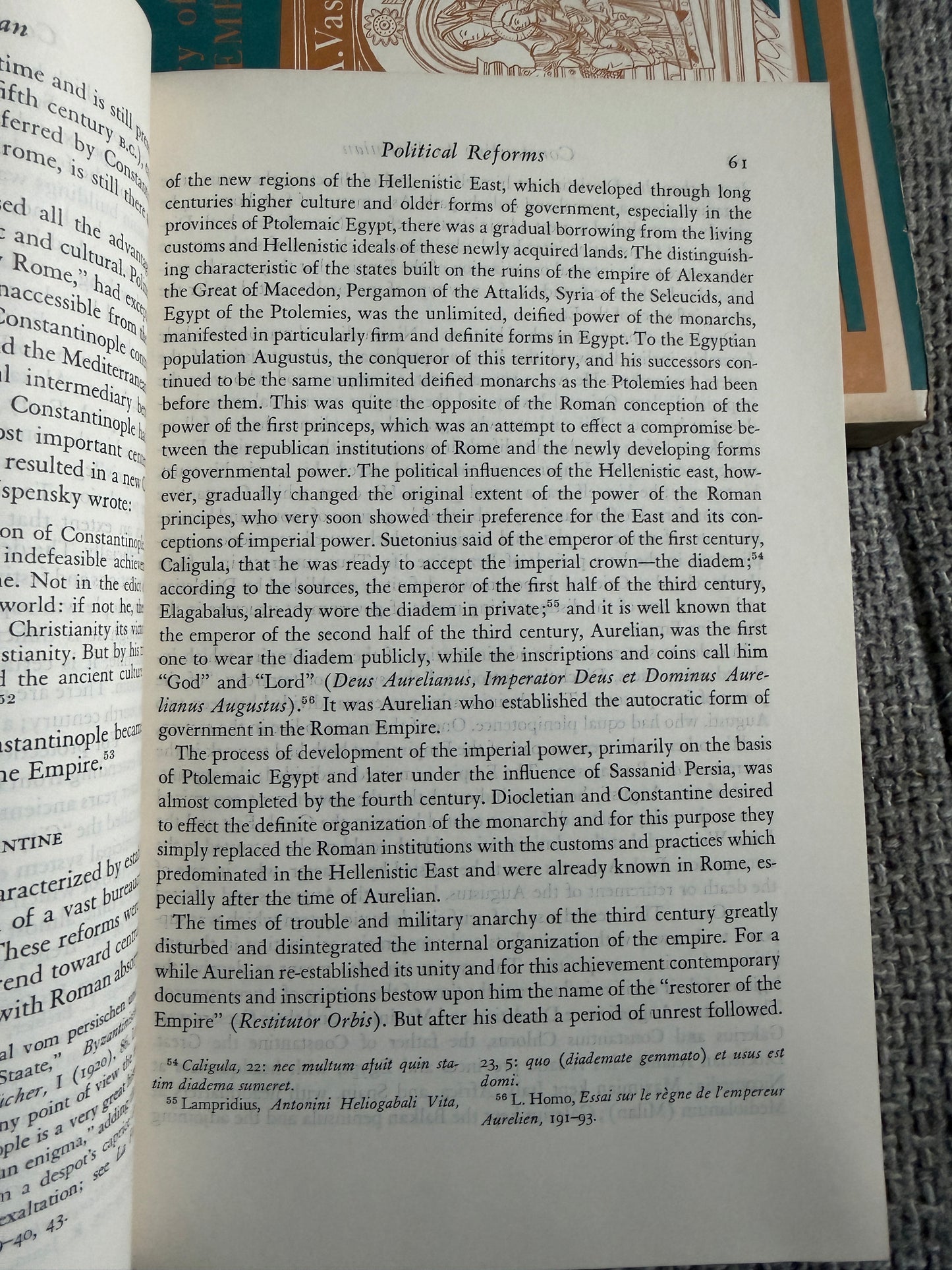 1964 History Of The Byzantine Empire (2volumes) A. A. Vasiliev (University of Wisconsin Press)