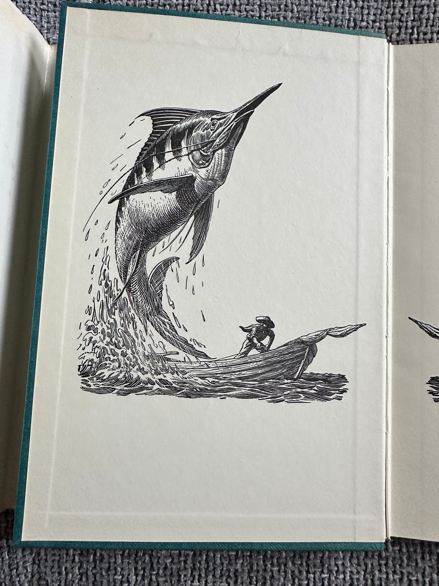 1968 The Old Man & The Sea - Ernest Hemingway (Book Club Special Edition)(Illustration C. F. Tunnicliffe & Raymond Sheppard)