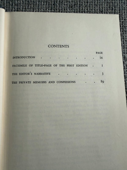 1947 The Private Memoirs & Confessions Of A Justified Sinner - James Hogg (The Cresset Press)