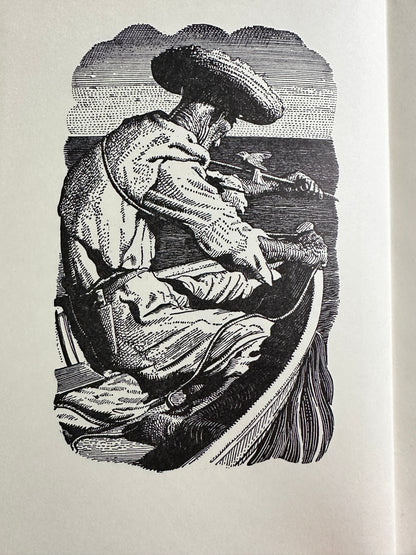 1968 The Old Man & The Sea - Ernest Hemingway (Book Club Special Edition)(Illustration C. F. Tunnicliffe & Raymond Sheppard)